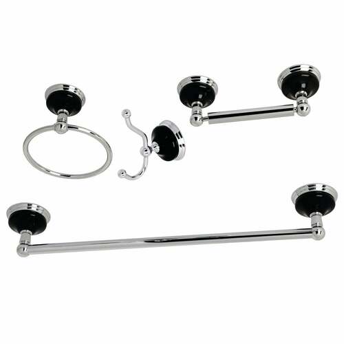 Kingston Brass BAK9111478C Water Onyx 4-Piece 24