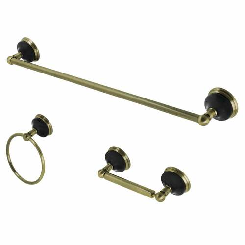 Kingston Brass BAK911148AB Water Onyx 3-Piece 24