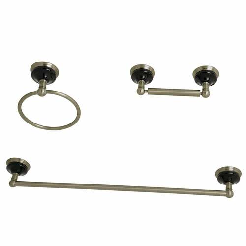 Kingston Brass BAK911148BN Water Onyx 3-Piece 24