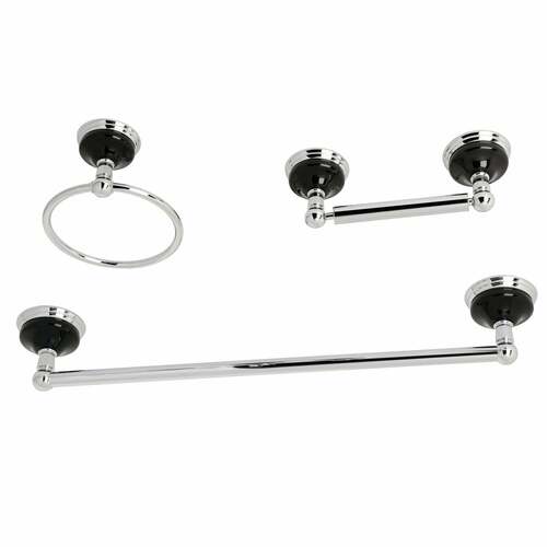 Kingston Brass BAK911148C Water Onyx 3-Piece 24