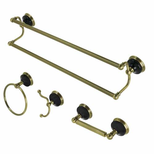 Kingston Brass BAK9113478AB Water Onyx 4-Piece 24