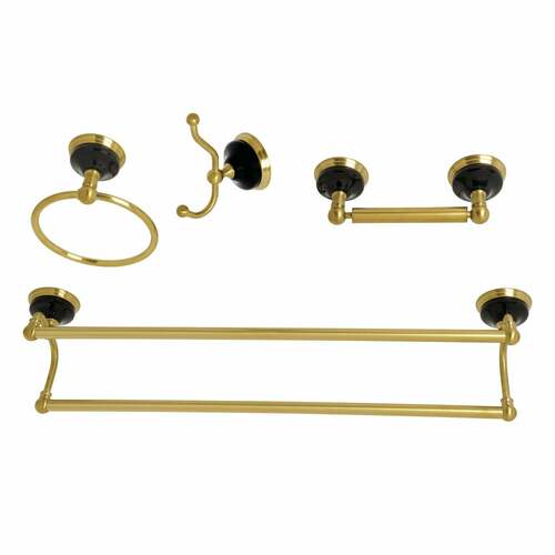 Kingston Brass BAK9113478BB Water Onyx 4-Piece 24
