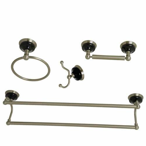 Kingston Brass BAK9113478BN Water Onyx 4-Piece 24