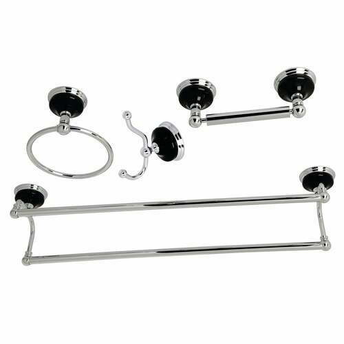 Kingston Brass BAK9113478C Water Onyx 4-Piece 24