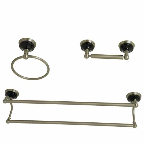 Kingston Brass BAK911348BN Water Onyx 3-Piece 24