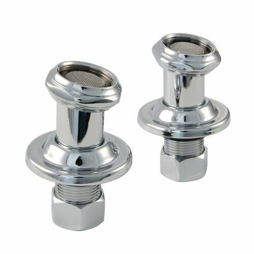Kingston Brass CAU4101 Vintage Tub Mount Couplers - Polished Chrome