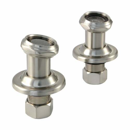 Kingston Brass CAU4108 Brushed Nickel Vintage Tub Mount Couplers