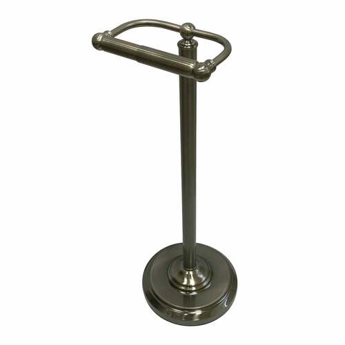 Kingston Brass CC2004 Vintage Freestanding Black Stainless Toilet Paper Holder