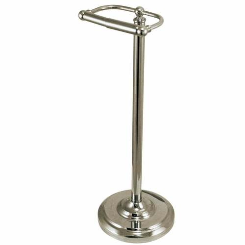 Kingston Brass CC2008 Vintage Freestanding Toilet Paper Holder in Brushed Nickel