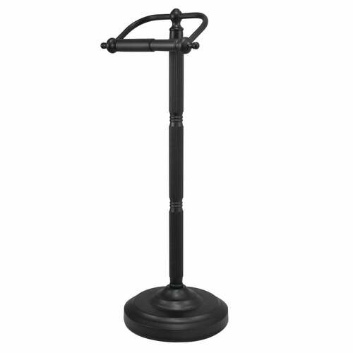 Kingston Brass CC2100 Georgian Matte Black Freestanding Toilet Paper Holder