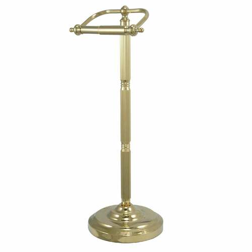 Kingston Brass CC2102 Georgian Freestanding Toilet Paper Holder - Polished Brass