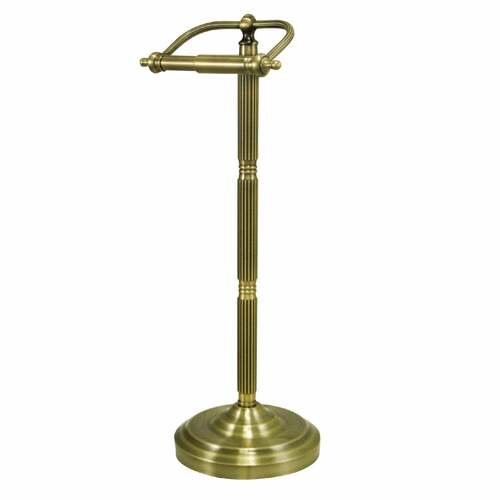 Kingston Brass CC2103 Georgian Freestanding Toilet Paper Holder in Antique Brass