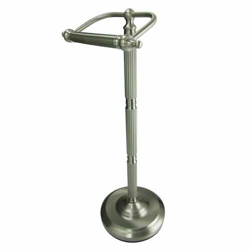 Kingston Brass CC2108 Georgian Brushed Nickel Freestanding Toilet Paper Holder
