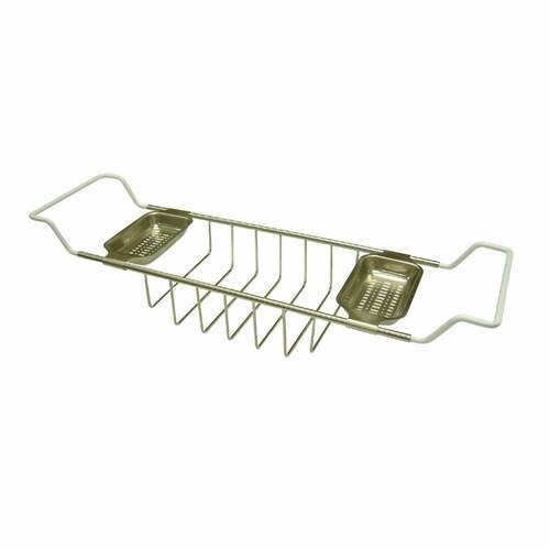 Kingston Brass CC2158 Vintage Bathtub Caddy Tray in Brushed Nickel