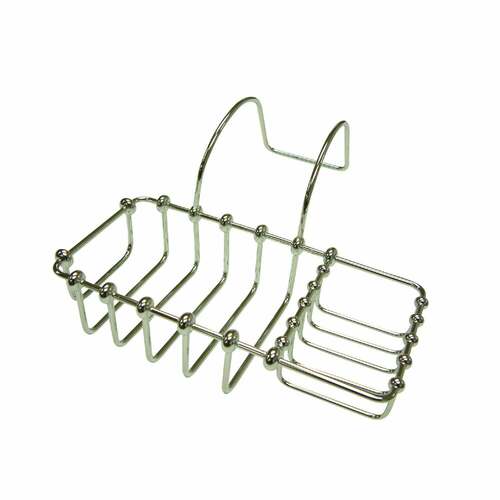 Kingston Brass CC2161 Clawfoot Tub Rim Soap Sponge Holder - Polished Chrome