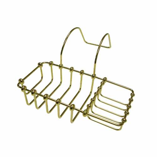 Kingston Brass CC2162 Polished Brass Clawfoot Tub Soap and Sponge Holder