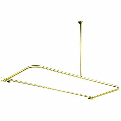 Kingston Brass CC3132 D-Type Polished Brass Shower Rod