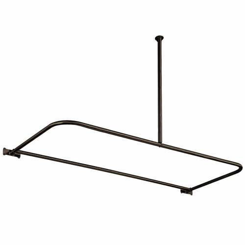 Kingston Brass CC3135 D-Type Shower Rod in Oil Rubbed Bronze