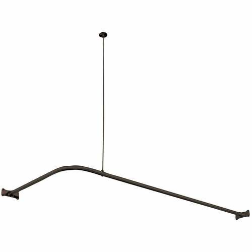 Kingston Brass CC3145 Oil Rubbed Bronze Corner Shower Rod
