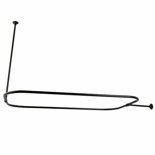 Kingston Brass CC3155 Oil Rubbed Bronze Rectangular Shower Rod