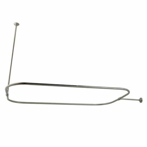 Kingston Brass CC3158 Brushed Nickel Rectangular Shower Rod