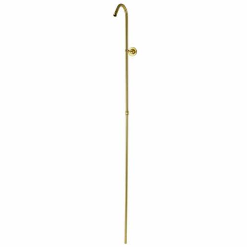 Kingston Brass CC3167 Vintage Convert Shower Kit, Brushed Brass (No Spout/Head)
