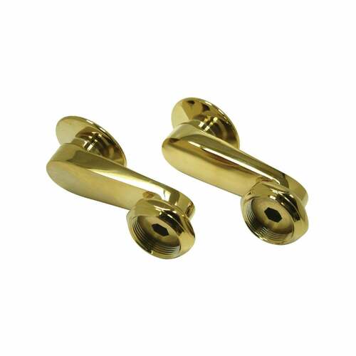 Kingston Brass CC3SE2 Vintage Wall Mount Tub Faucet Swivel Riser Elbow Coupler, Polished Brass