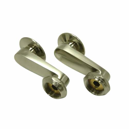 Kingston Brass CC3SE8 Vintage Wall Mount Tub Faucet Swivel Riser Elbow, Brushed Nickel