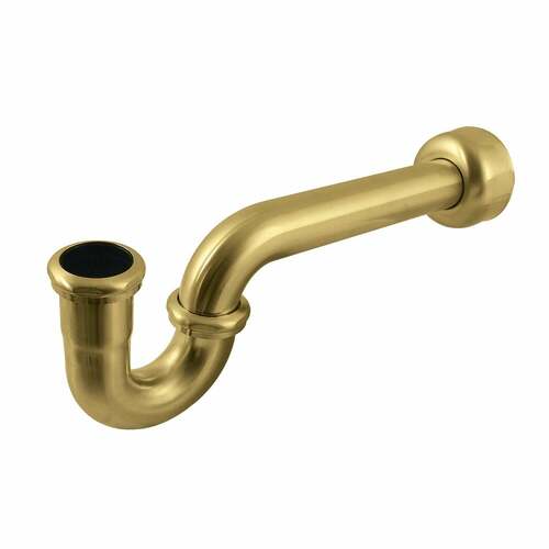 Kingston Brass CC4247 Brushed Brass P-Trap 1-1/4