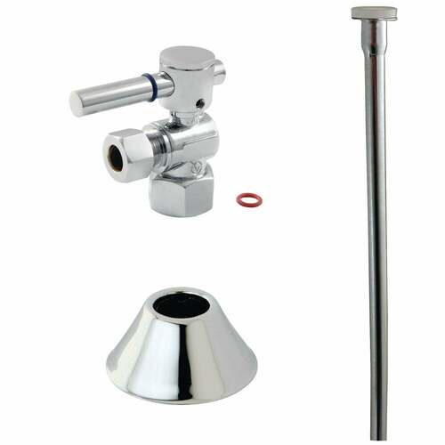 Kingston Brass CC43101DLTKF20 Modern Plumbing Toilet Trim Kit, 1/2