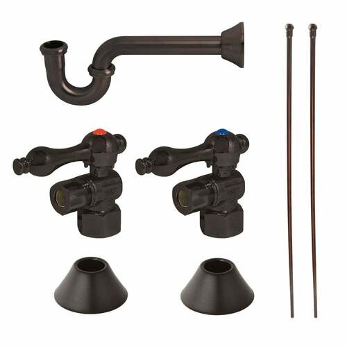 Kingston Brass CC43105LKB30 Trimscape Traditional Sink Trim Kit with P-Trap, Oil Rubbed Bronze