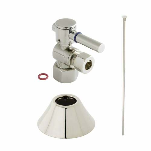 Kingston Brass CC43106DLTKF20 Modern Plumbing Toilet Trim Kit, 1/2