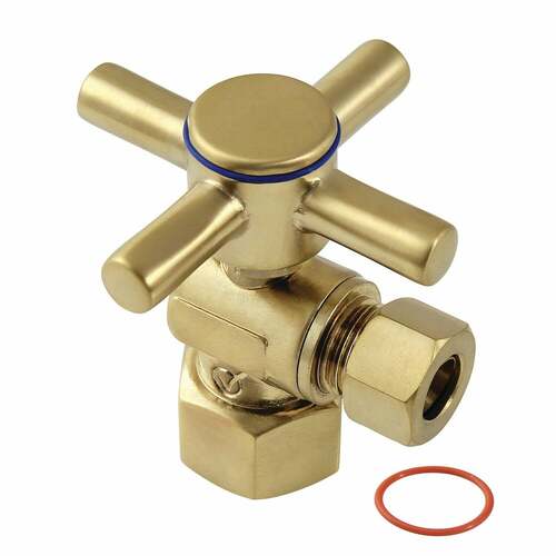Kingston Brass CC43107DX Brushed Brass 1/2