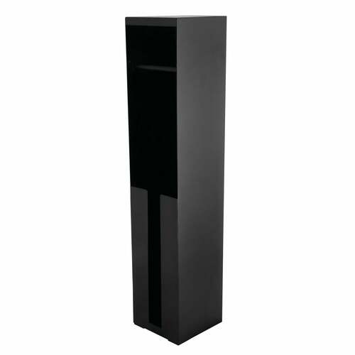 Kingston Brass CC5000 Markus Matte Black Freestanding Toilet Paper Holder with Storage