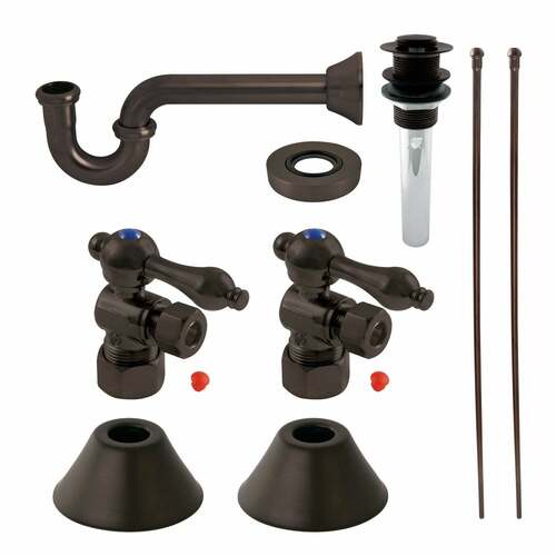 Kingston Brass CC53305VKB30 Trimscape Traditional Sink Trim Kit with P-Trap Drain, Oil Rubbed Bronze