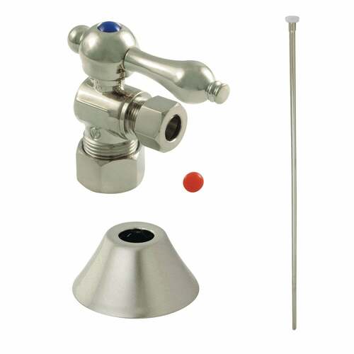 Kingston Brass CC53308TKF20 Brushed Nickel Traditional Toilet Trim Kit, 5/8