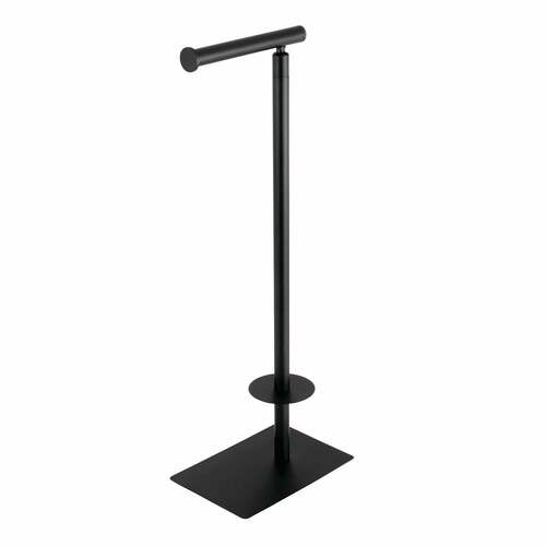 Kingston Brass CC8000 Claremont Matte Black Freestanding Toilet Paper Holder