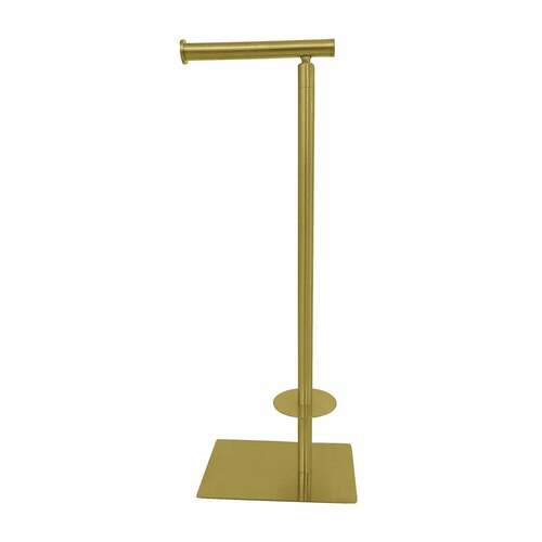 Kingston Brass CC8007 Claremont Freestanding Toilet Paper Holder - Brushed Brass