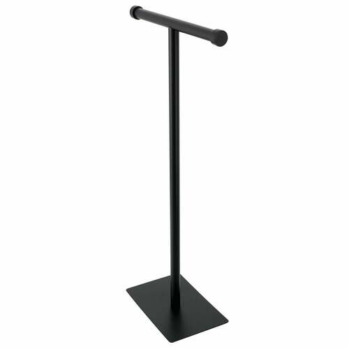 Kingston Brass CC8100 Claremont Matte Black Freestanding Toilet Paper Stand