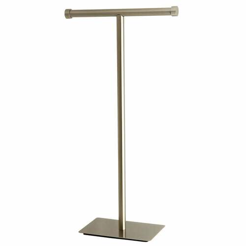 Kingston Brass CC8108 Claremont Brushed Nickel Freestanding Toilet Paper Stand