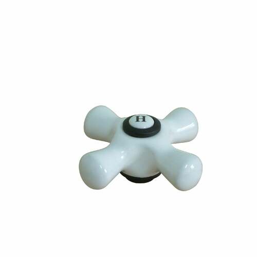 Kingston Brass CCCX5H Vintage Porcelain Cross Handle (Hot), Oil Rubbed Bronze