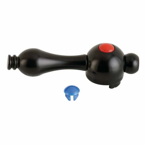 Kingston Brass CCDVALH0 Vintage Brass Lever Handle, Matte Black (No Handle Body)