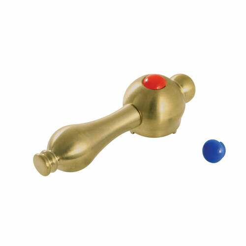 Kingston Brass CCDVALH7 Vintage Brass Lever Handle, Brushed Finish, No Handle Body