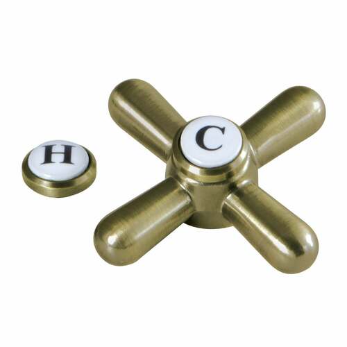 Kingston Brass CCDVAXH3 Vintage Brass Cross Handle (No Handle Body)
