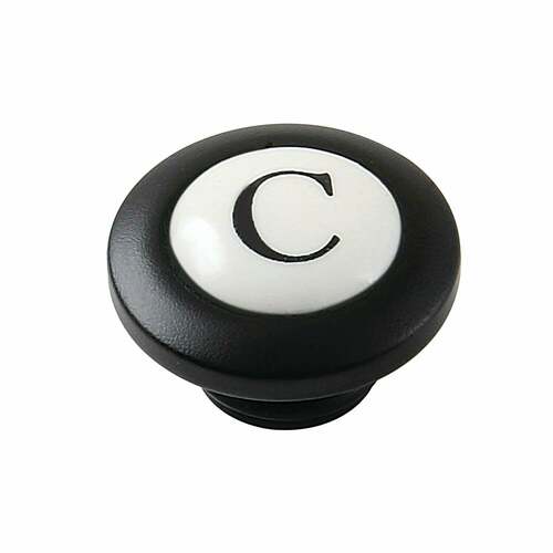 Kingston Brass CCHICX0C Matte Black Cold Handle Index Button
