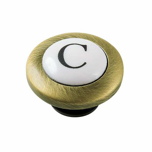 Kingston Brass CCHICX3C Antique Brass Cold Handle Index Button