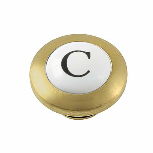 Kingston Brass CCHICX7C Brushed Brass Cold Handle Index Button