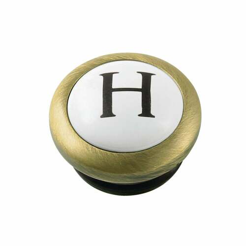 Kingston Brass CCHIMX3CSH Antique Brass Hot Handle Index Button