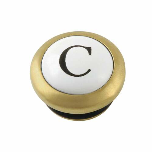Kingston Brass CCHIMX7CSC Brushed Brass Cold Handle Index Button