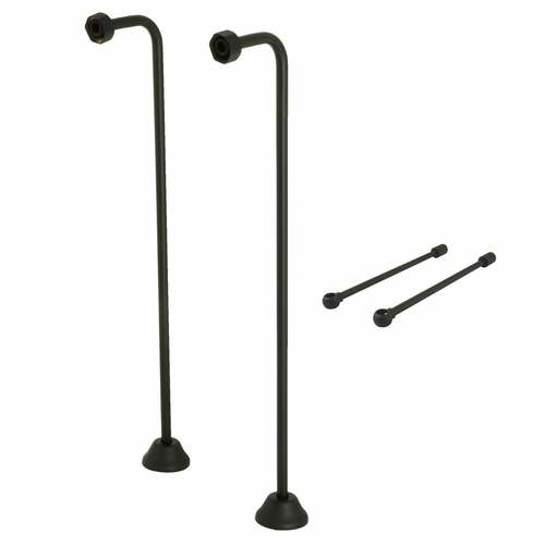 Kingston Brass CCK465 Vintage Single Offset Supply Line with Wall Bracket, Oil Rubbed Bronze